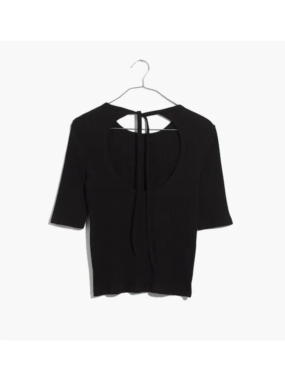Madewell Ribbed Open-Back Top
